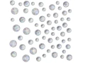 Kryształki samoprzylepne okrągłe srebrne O3/4/5/6mm 325szt Titanum_88910