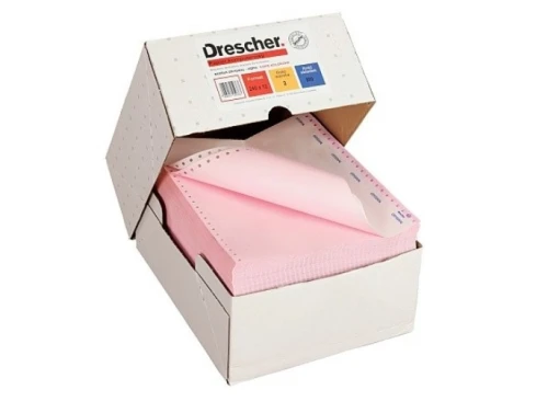 Papier offsetowy do drukarki igłowej 240x6x3 1200 składek Drescher_88939