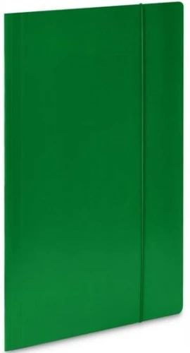 Teczka z gumką A4 300g  zielona Kiel-Tech_88973
