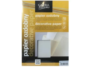 Kalka techniczna ozdobna 110g/m2 biała A4 50ark Argo