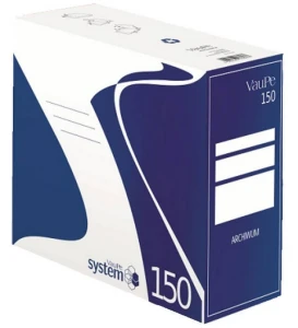 Pojemnik archiwizacyjny 150mm niebieski Vaupe