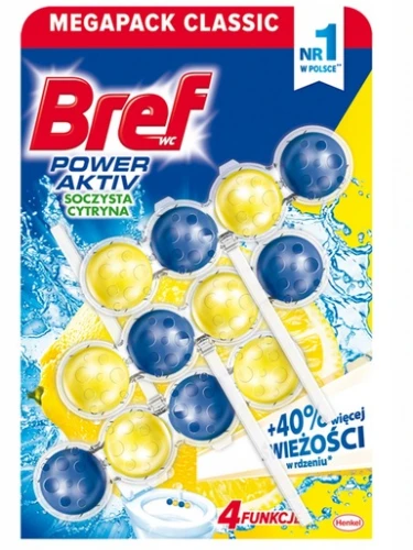 Bref Wc 4 Function Koszyk Lemon 3x50g_54258