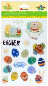 Dekoracje samoprzylepne Wielkanoc 3D Titanum