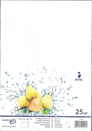 Koperta B5 HK Biała 25szt. Bong
_54302