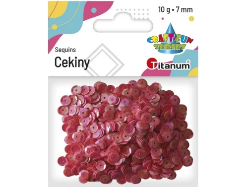 Cekiny 7mm 10g różowe 284885 Titanum_89299