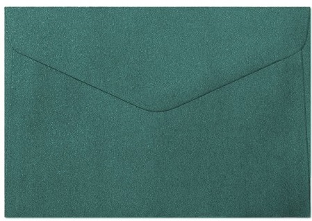 Koperty ozdobne C6 114x162mm zielone 150g 10szt. Galeria Papieru_89331