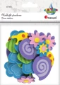 Naklejki piankowe 3D motyle, kwiaty, ślimaki Craft-Fun Series mix 18 szt. Titanum_89347
