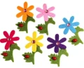 Naklejki filcowe kwiatki Craft-Fun Series mix 6szt. Titanum_89351