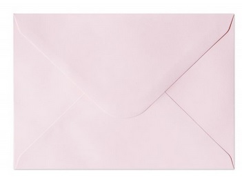 Koperta ozdobna C6 114 x 162mm Gładki Różowy 10szt. 130g Galeria Papieru_89367