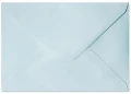 Koperta ozdobna C6 114 x 162mm Gładki niebieski 10szt. 130g Galeria Papieru_89371
