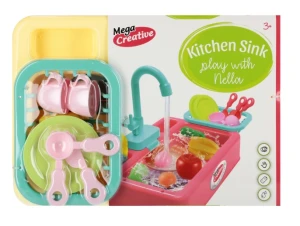 Zestaw kuchenny Nella Zlew żółty plus akcesoria 549848 Mega Creative