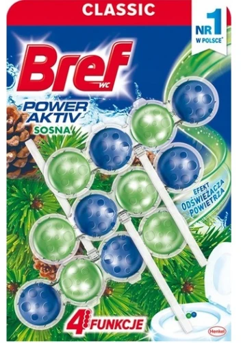 Bref WC 4 Function Koszyk 3x50g Sosna Power Activ_54254