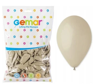 Balony Pastelowe Latte 26cm 100szt Gemar