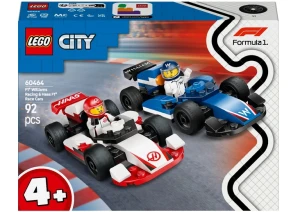 Klocki konstrukcyjne Lego City F1 Bolidy Williams Racing i Haas F1 60464 4+