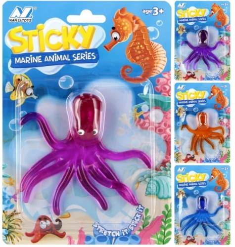 Zabawka żelowa Ośmiornica do rozciągania 1szt.mix Mega Creative_90042