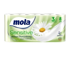 Papier toaletowy Sensitive Rumianek 8szt. Mola