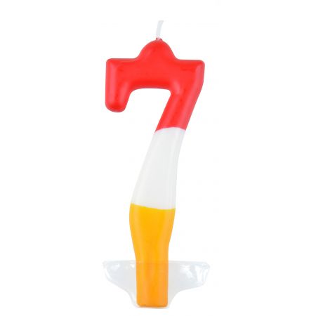 Świeczka Urodzinowa Cyfra 7 Party Time Arpex_49016