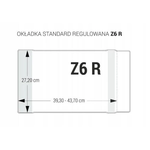 Okładka Z6 Regulowana Bezbarwna 27,2cm Biurfol_52460
