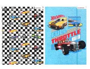 Teczka z gumką A4 Hot Wheels 553851 Starpak