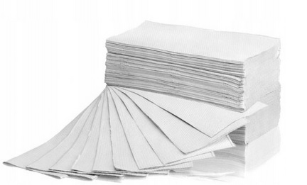 Ręcznik papierowy celuloza składany ZZ biały 23x21cm 2W EP 100% Celulose Smartline_90806