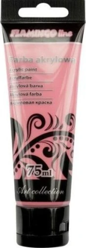 Farba akrylowa 75ml 023 bladoczerwona Flamingo Titanum_52309