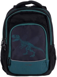 Plecak szkolny 24L Misty Czarny Dinozaur Strigo