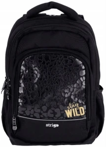 Plecak szkolny Misty Czarny Wild Strigo