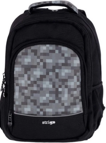 Plecak szkolny młodzieżowy chłopiec Pixel grey Strigo_91017