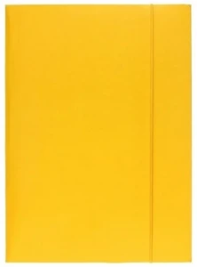 Teczka z gumką A4 żółta 300g Kiel-Tech