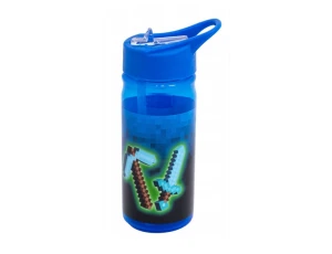 Bidon z rurką 400ml Aqua Pure - Blue Pixel Astra