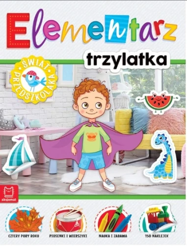 Elementarz 3-latka, świat przedszkolaka wydanie II Aksjomat_91490