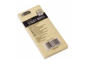 Karteczki samoprzylepne 51x38mm 3x100 kartek żółte D.Rect