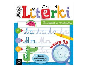 Moje literki. Książka z rowkami (książka) Aksjomat