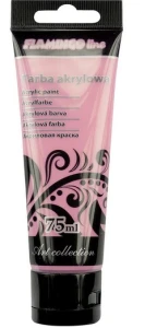 Farba akrylowa 75ml 074 pastelowa różowa Flamingo Titanum