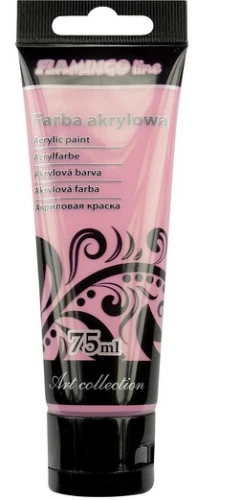 Farba akrylowa 75ml 074 pastelowa różowa Flamingo Titanum_54206