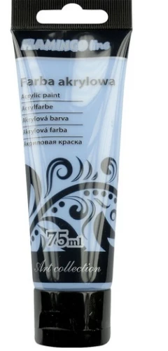 Farba akrylowa 75ml 064 pastelowa niebieska Flamingo Titanum_54209