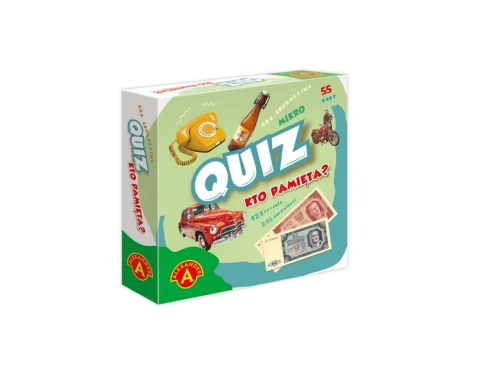 Kieszonkowa gra edukacyjna Quiz Kto pamięta? Alexander_91876