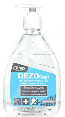 Dezosept żel do dezynfekcji rąk kokos 500 ml Clinex_91953