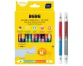 Mazaki dwustronne Bebe Kids 12/24 kolory Interdruk_92050