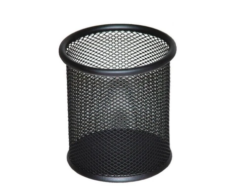 Przybornik na długopisy metalowy okrągły D.Rect_92207