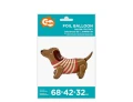 Balon foliowy Jamnik 3D 68 x 42 x 32 cm Godan_92224