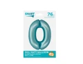 Balon foliowy Cyfra 0 Smart jasnoniebieski mat 76 cm Godan_92239