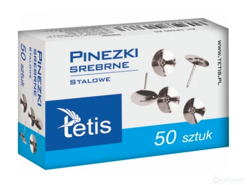 Pinezki srebrne GP090-AS Tetis_54488