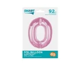 Balon foliowy Cyfra 0 Smart jasnoróżowy 92 cm Godan_92332