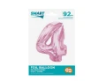 Balon foliowy Cyfra 4 Smart jasnoróżowy 92 cm Godan_92338