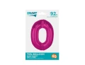 Balon foliowy Cyfra 0 Smart różowy 92 cm Godan_92350