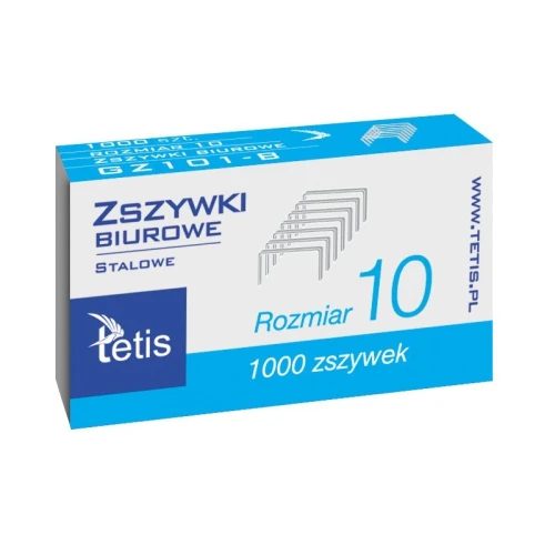Zszywki NO/10 GZ101-B Tetis_54521