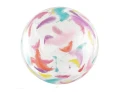 Balon foliowy Kolorowe piórka Aqua 20” 46 cm Godan_92401