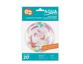 Balon foliowy Kolorowe piórka Aqua 20” 46 cm Godan_92400