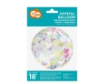 Balon foliowy Kolorowe serca 18” 46 cm Godan_92397